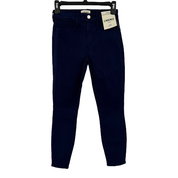 L'Agence Margot High rise skinny jeans dark blue size 24 - Picture 1 of 6